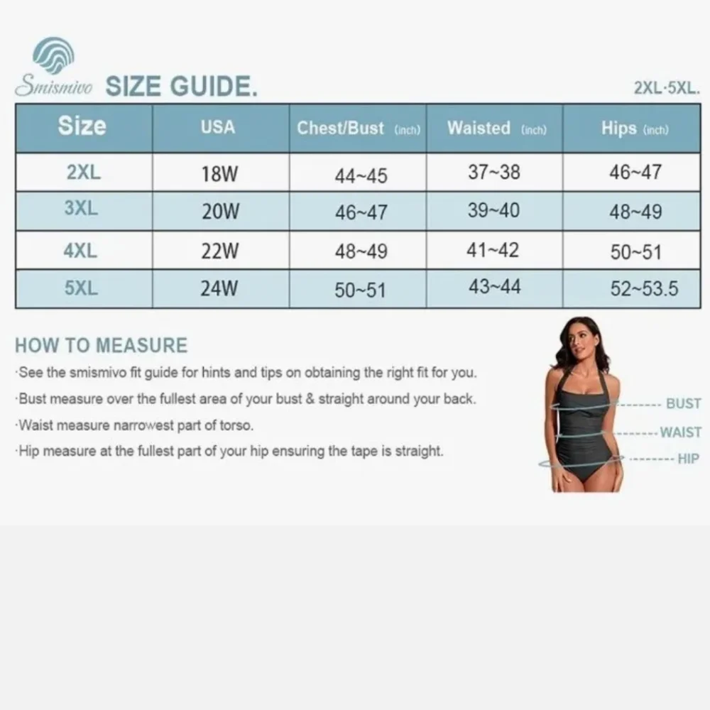 Smismivo Charm Your Heart Slimming Side Runched Convertible Swimsuit Woman 20W